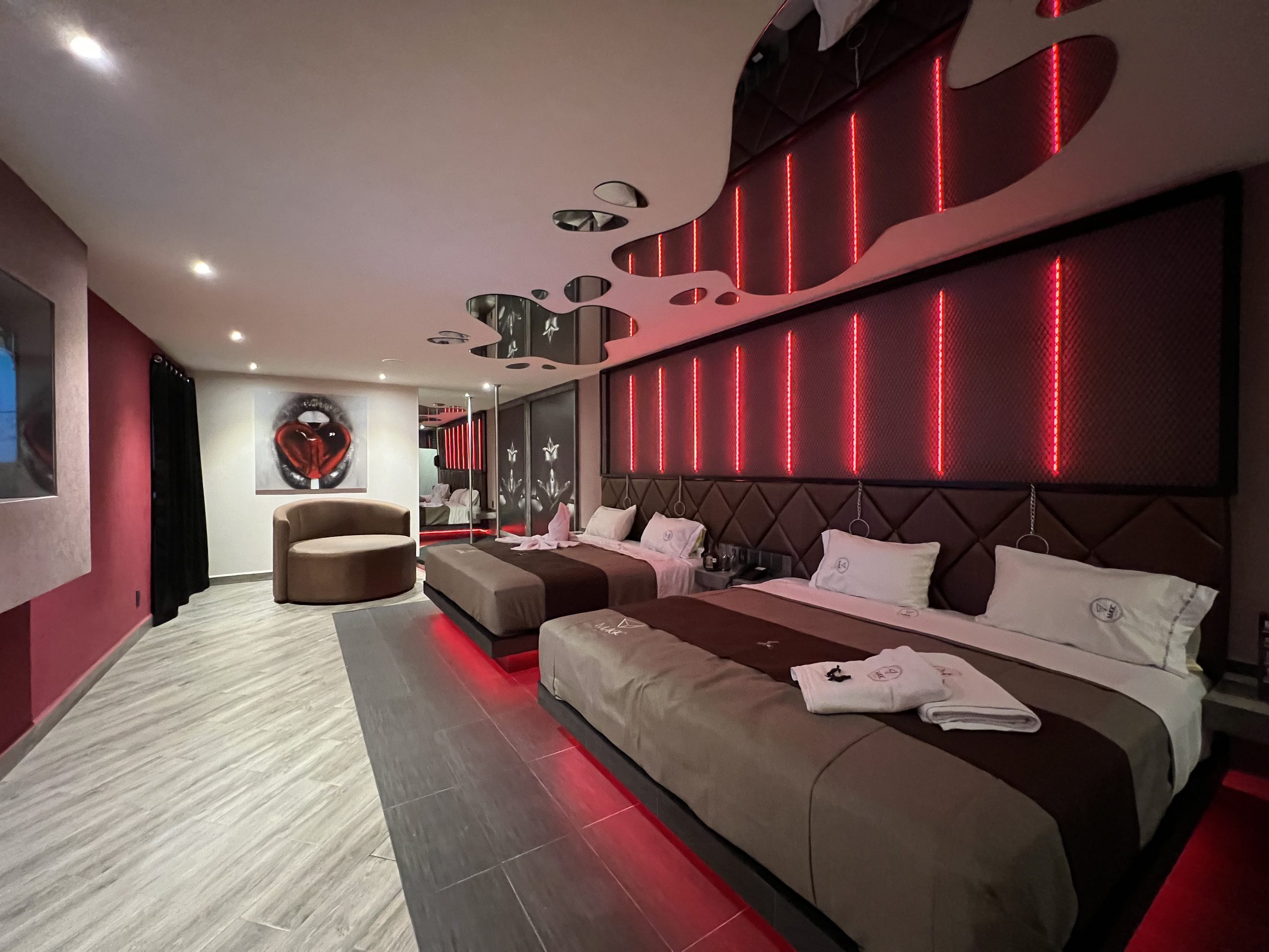 Habitación Cama Doble con dos camas
