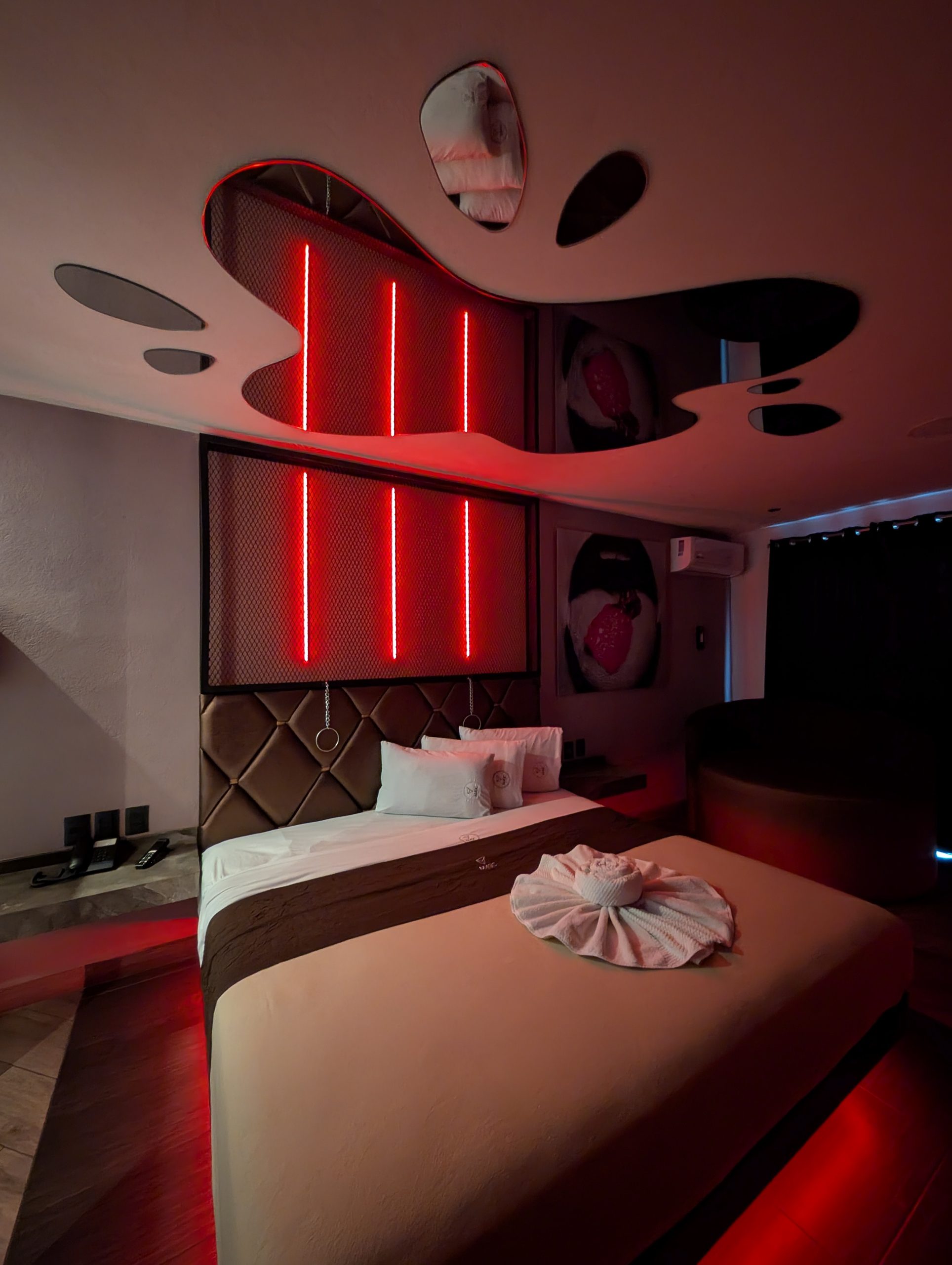 Habitación Peatonal con iluminación ambiental