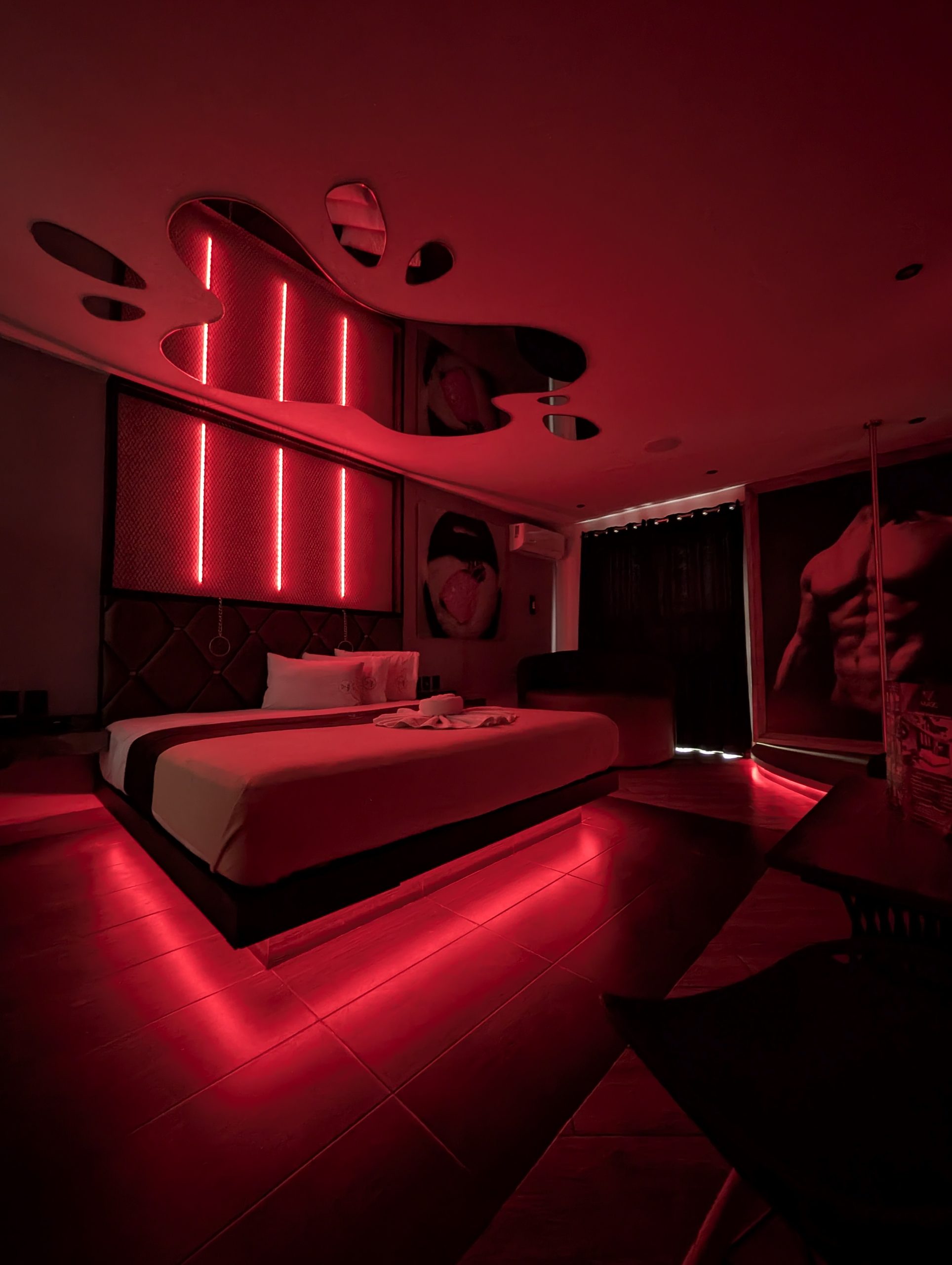 Habitación Peatonal en ambiente nocturno